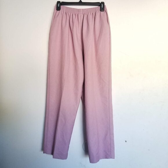 Alfred Dunner Elastic Waist Trouser Long Pants 10 - Picture 9 of 9